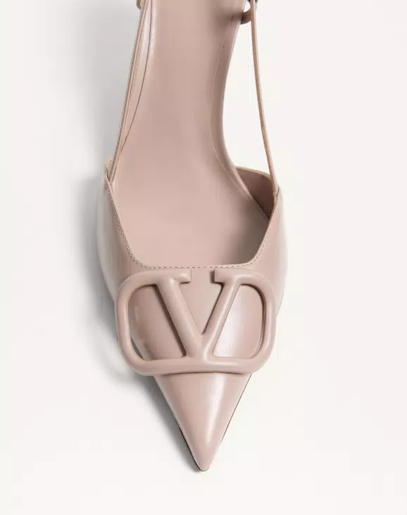 Valentino Vlogo Signature Calfskin Slingback Pump 80 Mm / 3.15 In. - Image 3